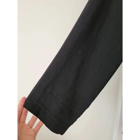 Eileen fisher black  linen blend blouse M - Picture 4 of 9